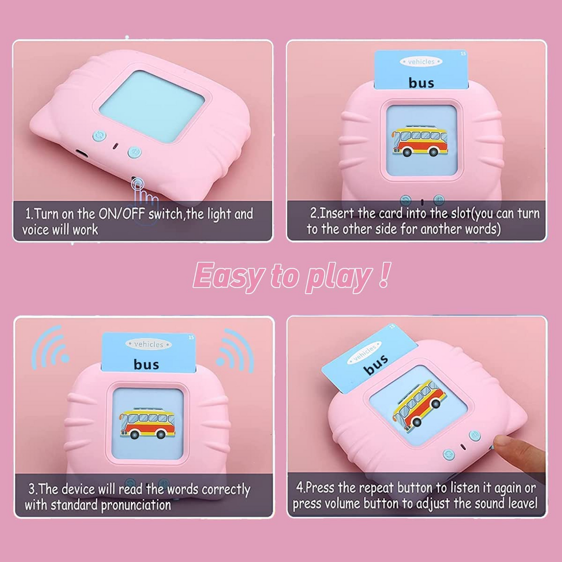 Spark Your Child’s Curiosity with Talking Flash Cards!