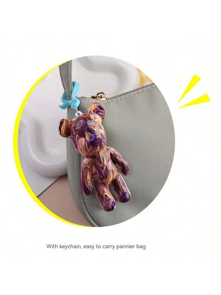DIY colouring keychain for kids birthday gift