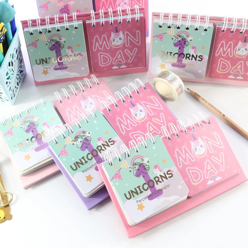 Unicorn Desk Calendar