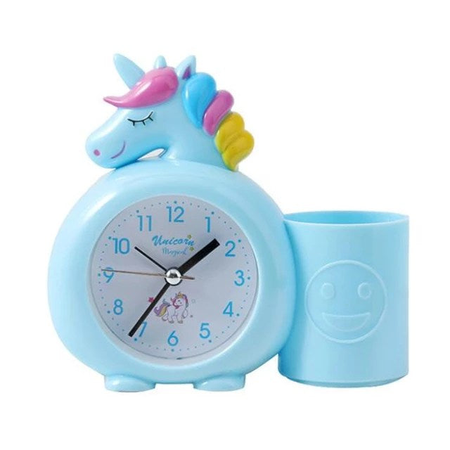 Unicorn Alarm Clock Pen Stand
