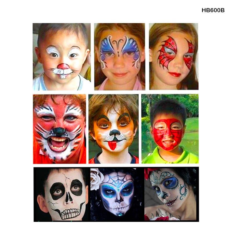 Face Paint Stick 6 Neon Color Push-Up