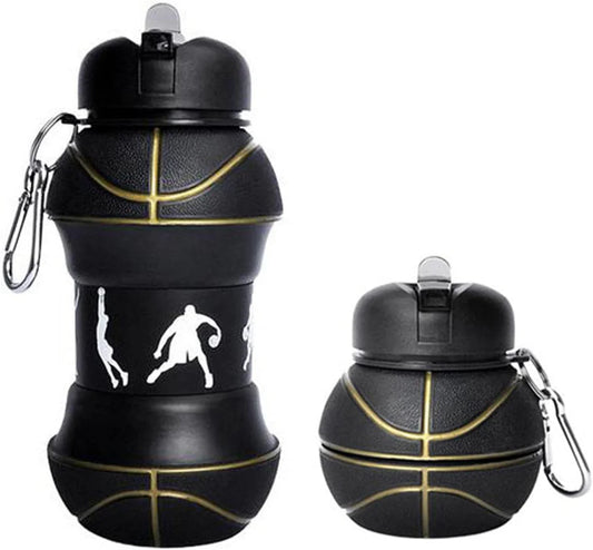 550ml Sports Theme Expandable Silicone Bottle for Kids