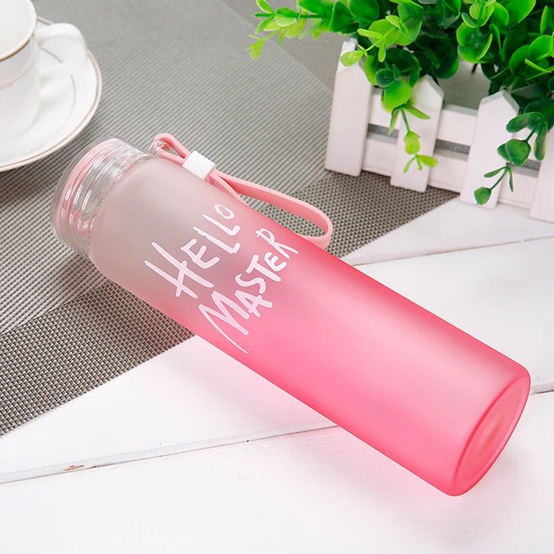 Hello Master Glass Bottle