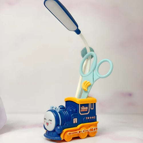Train Desk lamp with penstand