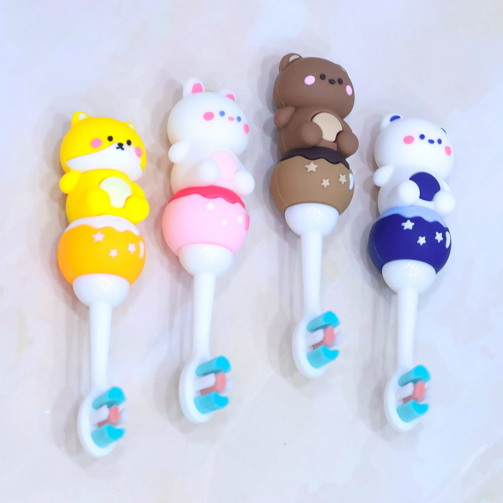 Soft-Bristled Cartoon Toothbrush