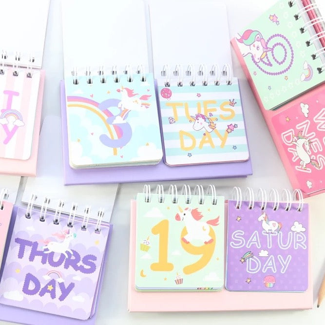 Unicorn Desk Calendar