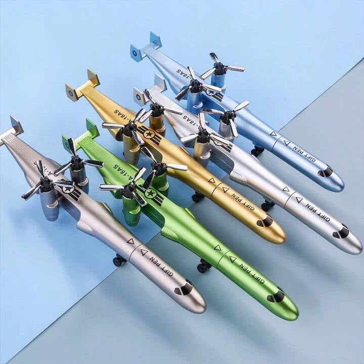 Military Helicopter Neutral Pen, Airplane/Fighter Shaped Ballpoint Pen For Boys