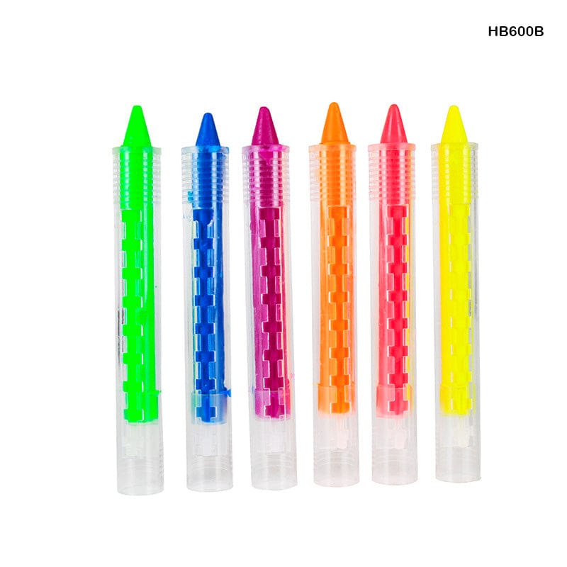 Face Paint Stick 6 Neon Color Push-Up