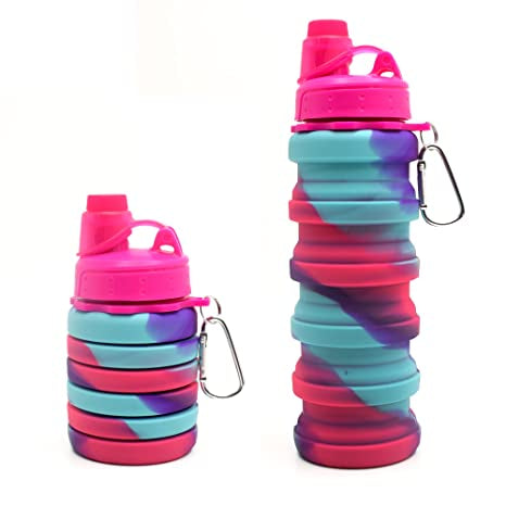 Silicone Expandable and Foldable Water Bottle - 500ml