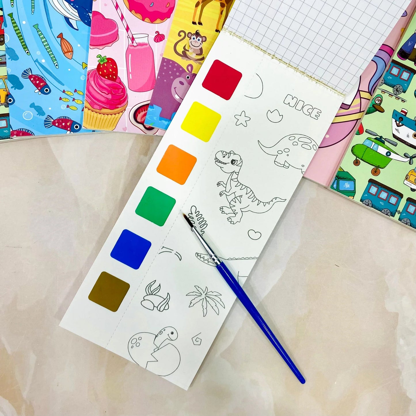 Water Colour Painting Book (12 pages)
