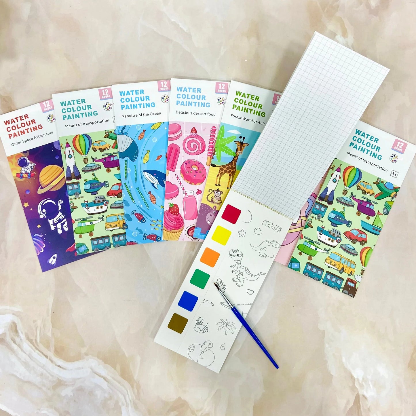 Water Colour Painting Book (12 pages)