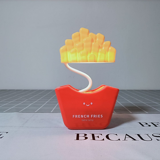 French Fries Desk Lamp With Sharpener