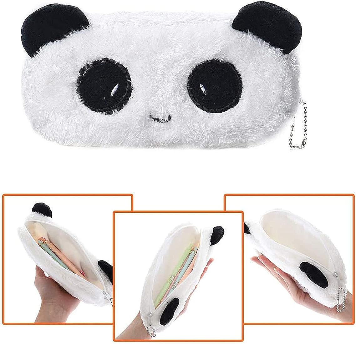 Panda Fur Pouch