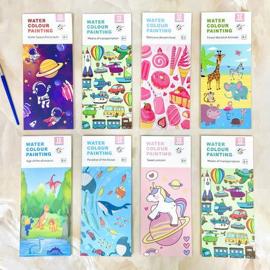 Water Colour Painting Book (12 pages)