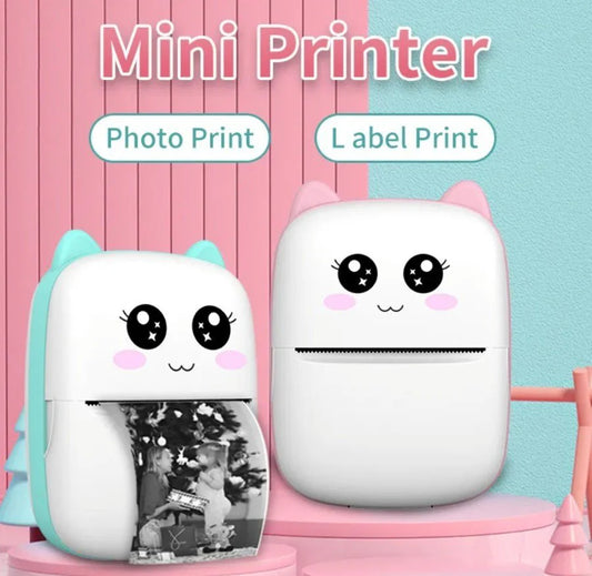 Mini Portable Printer | Mini Bluetooth Printer | Kawaii Mini Printer