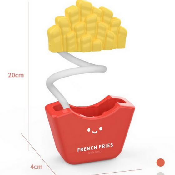 French Fries Desk Lamp With Sharpener