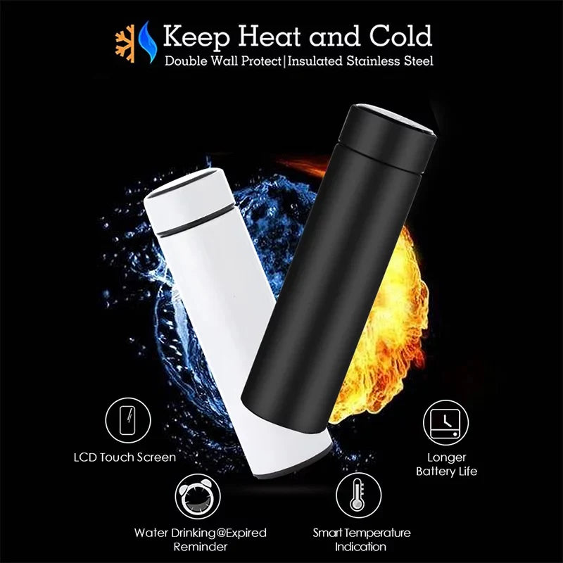 LED Temperature Display Insulated Vacuum Flask