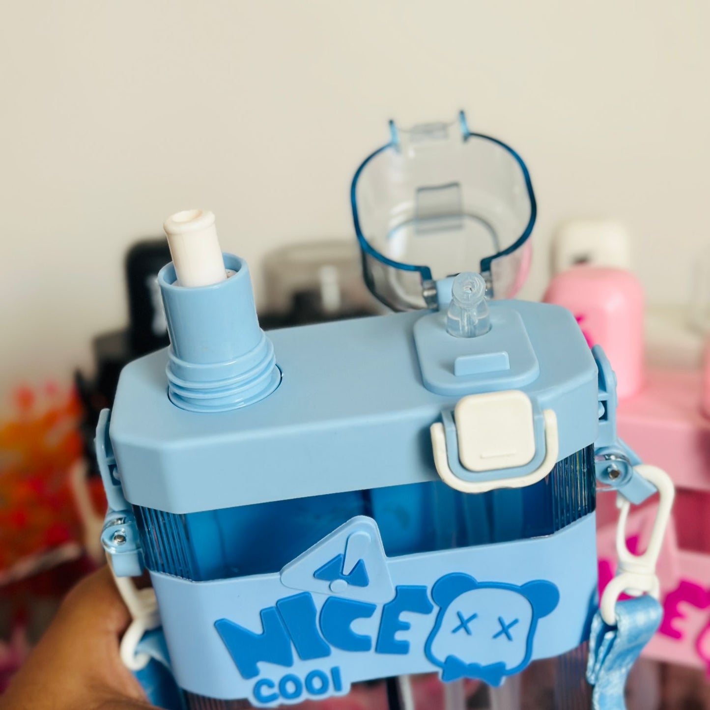 Dual Partition Sipper Bottle