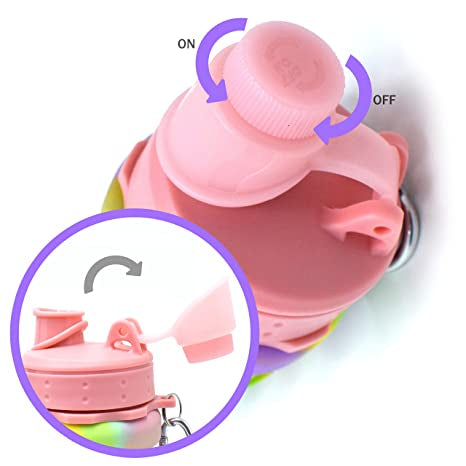 Silicone Expandable and Foldable Water Bottle - 500ml