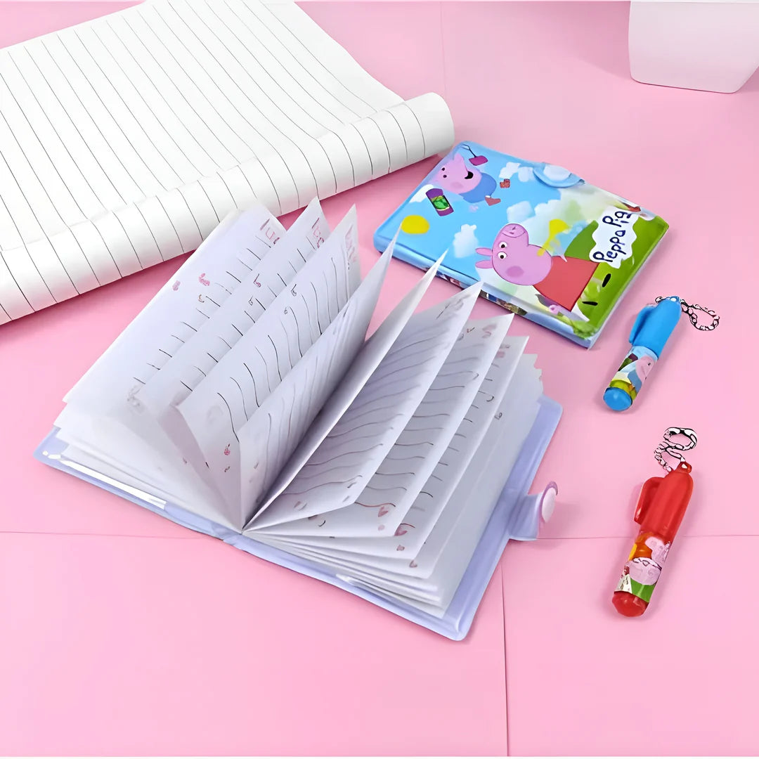 Mini Diary with Pen - Peppa Pig