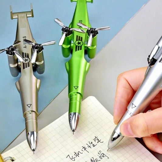 Military Helicopter Neutral Pen, Airplane/Fighter Shaped Ballpoint Pen For Boys