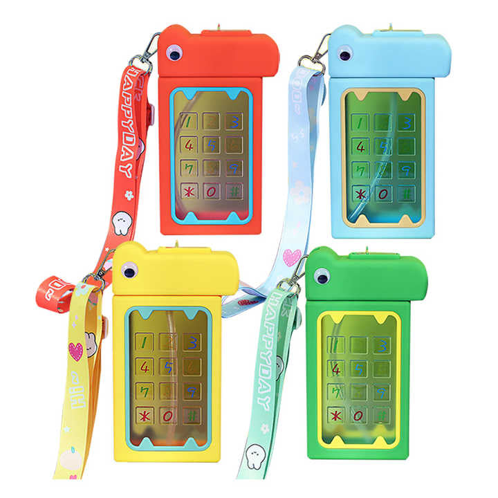 New school children kids plastic water bottle with straw dinosaur water bottle
