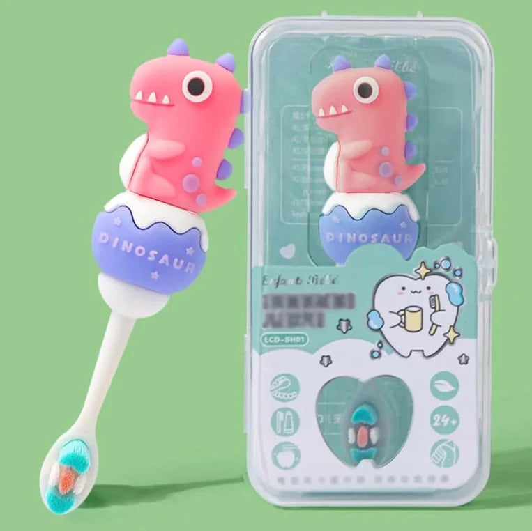 Soft-Bristled Cartoon Toothbrush