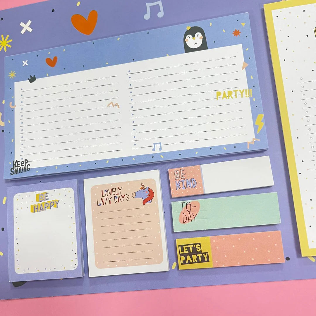 Cute Planner Sticky Note Set