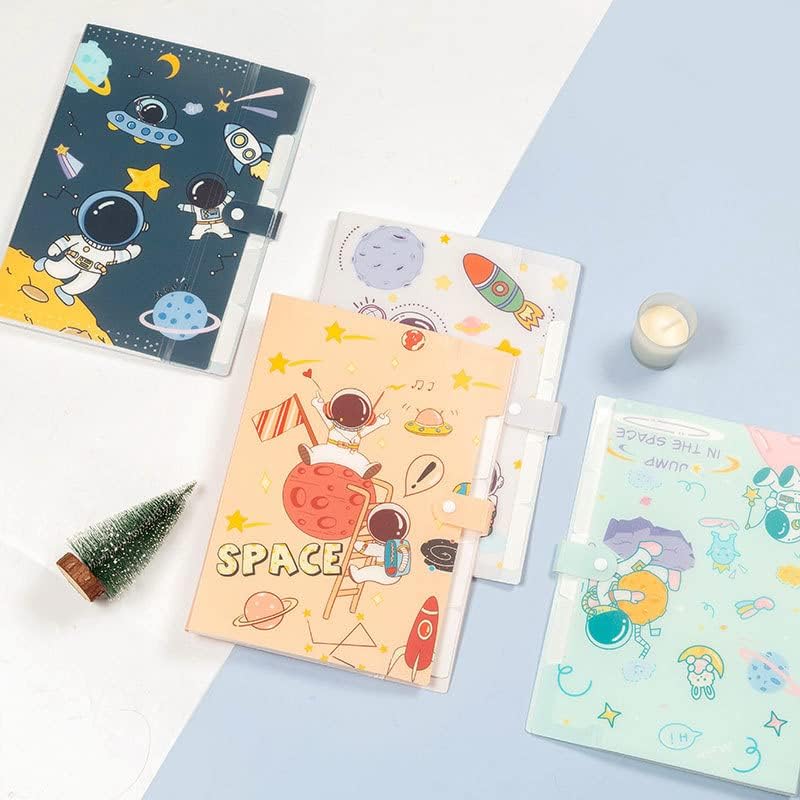 Space File Folder With Button Lock