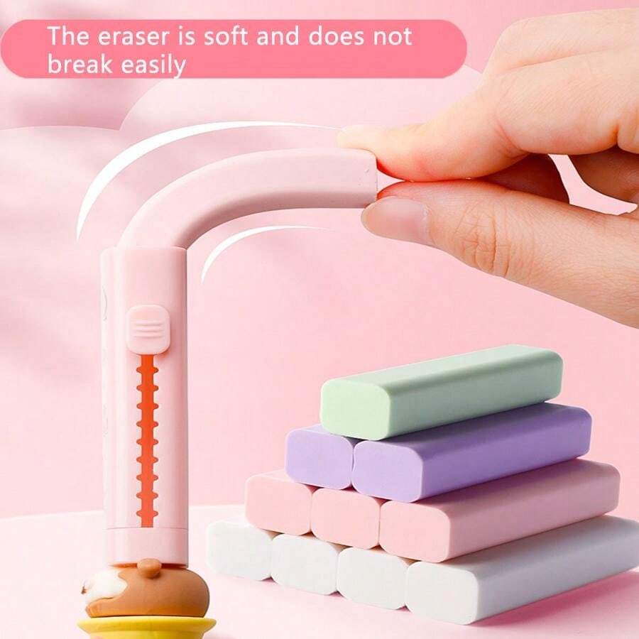 Animal Theme Retractable/ Sliding Eraser