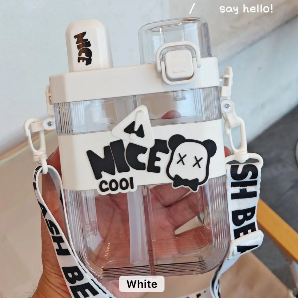 Dual Partition Sipper Bottle