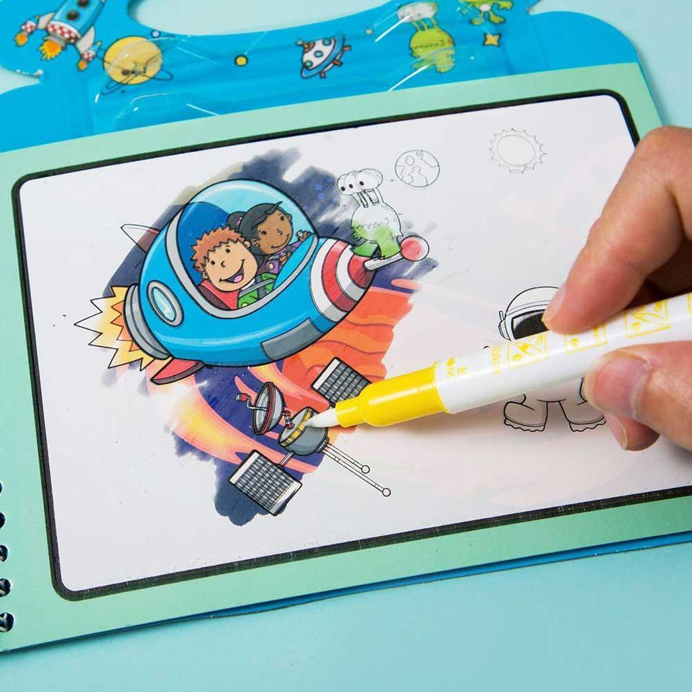 Reusable Magic Water Drawing Coloring book