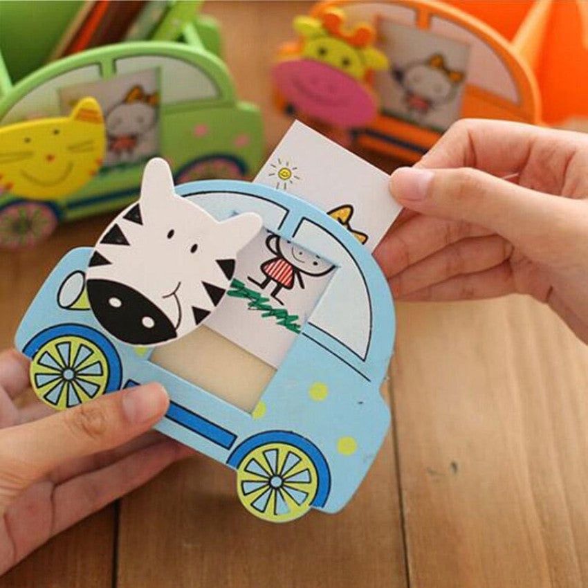 Car Wooden pen stand