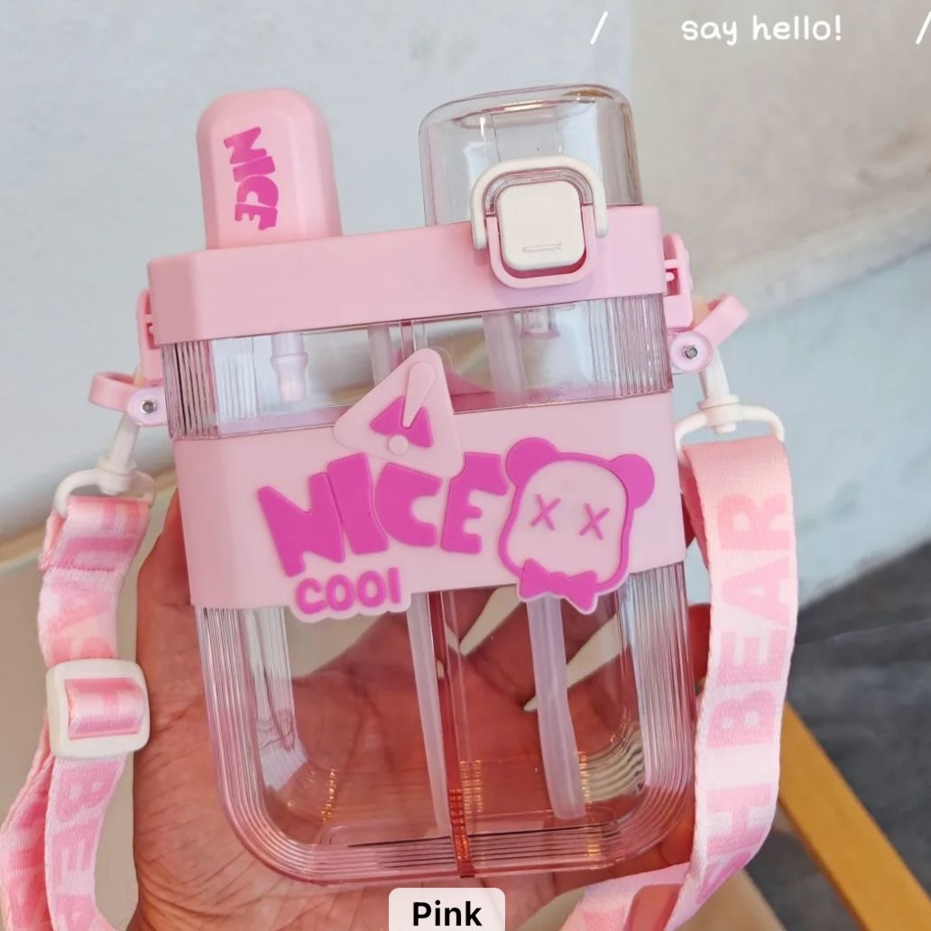 Dual Partition Sipper Bottle