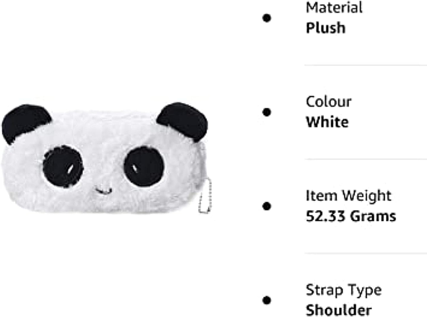 Panda Fur Pouch