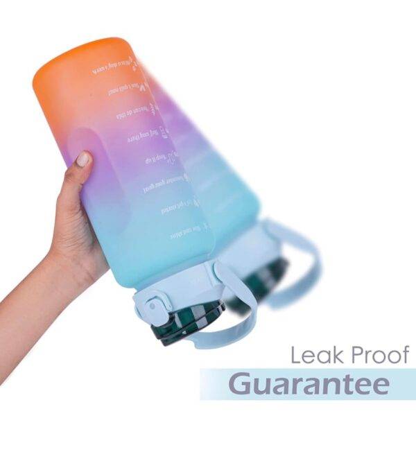 Set of 3 Water Bottle with Motivational - Random colours