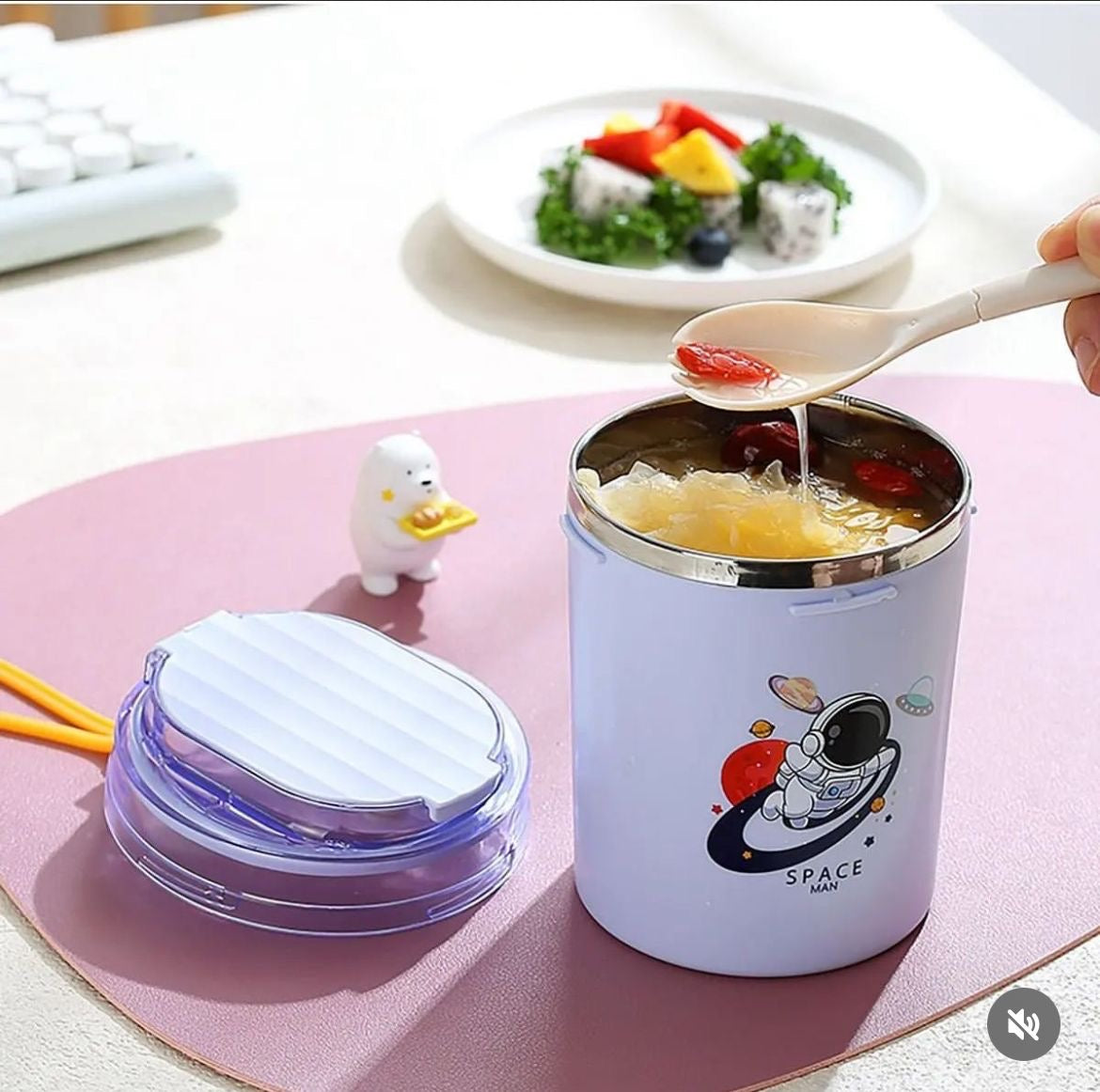 Cartoon Printed Stainless Steel Cup/Mug ( 530ml )