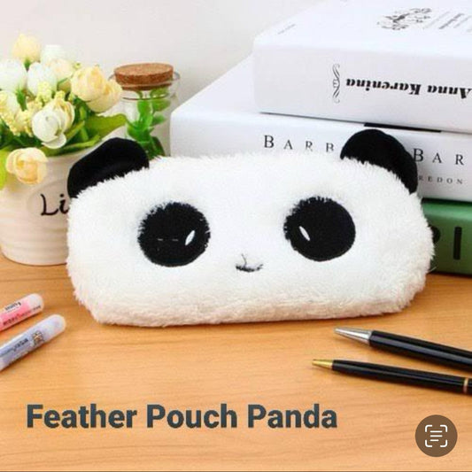 Panda Fur Pouch