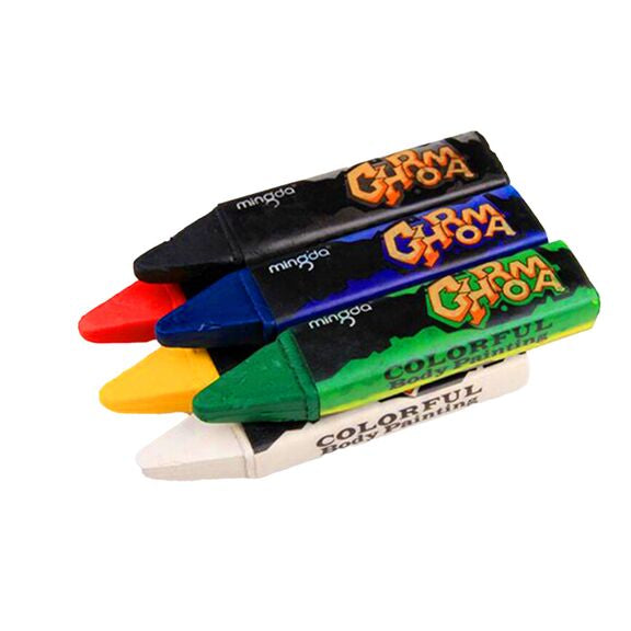 Face paint colors consisting of 6 pieces