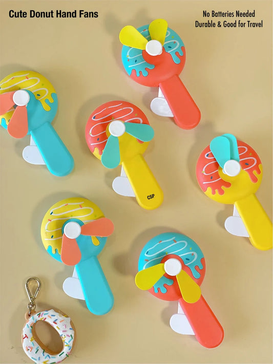 Quirky Manual Fan | Donut & Icecream Fan (1pc)