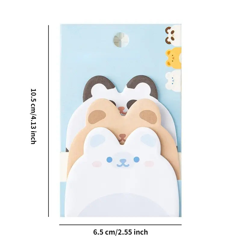 Kawaii Animal Design Sticky Notes