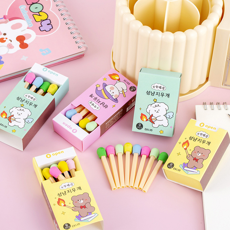 Match Stick Erasers