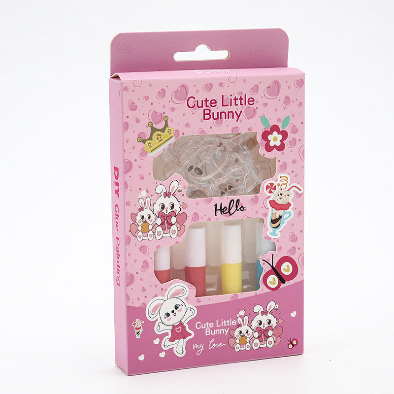 DIY Soft Glue Painting Arts and Crafts Set