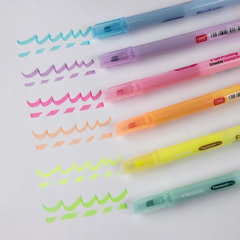 Fantasy Double-Sided Highlighter Pens – 6 Shades