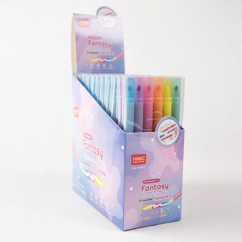 Fantasy Double-Sided Highlighter Pens – 6 Shades