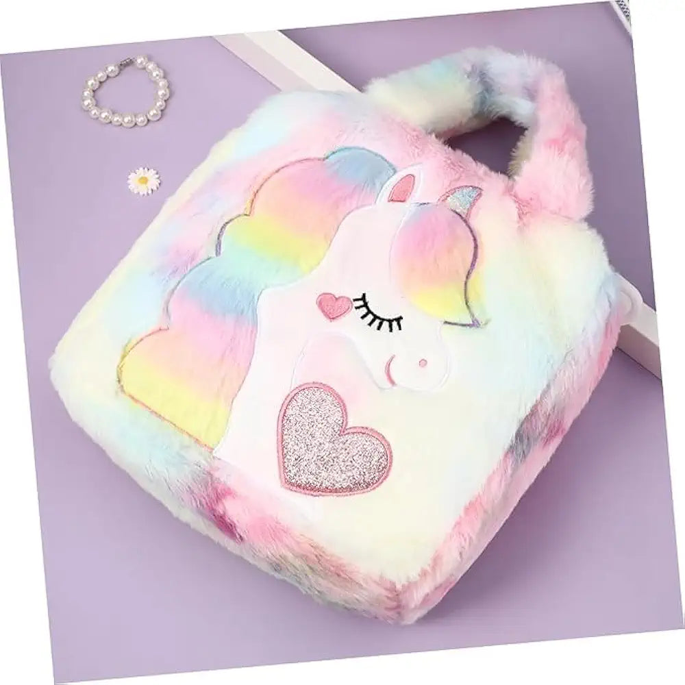 Unicorn Fur Sling Bag